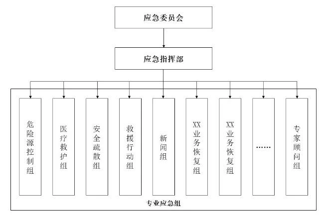 应急组织的不同层级结构