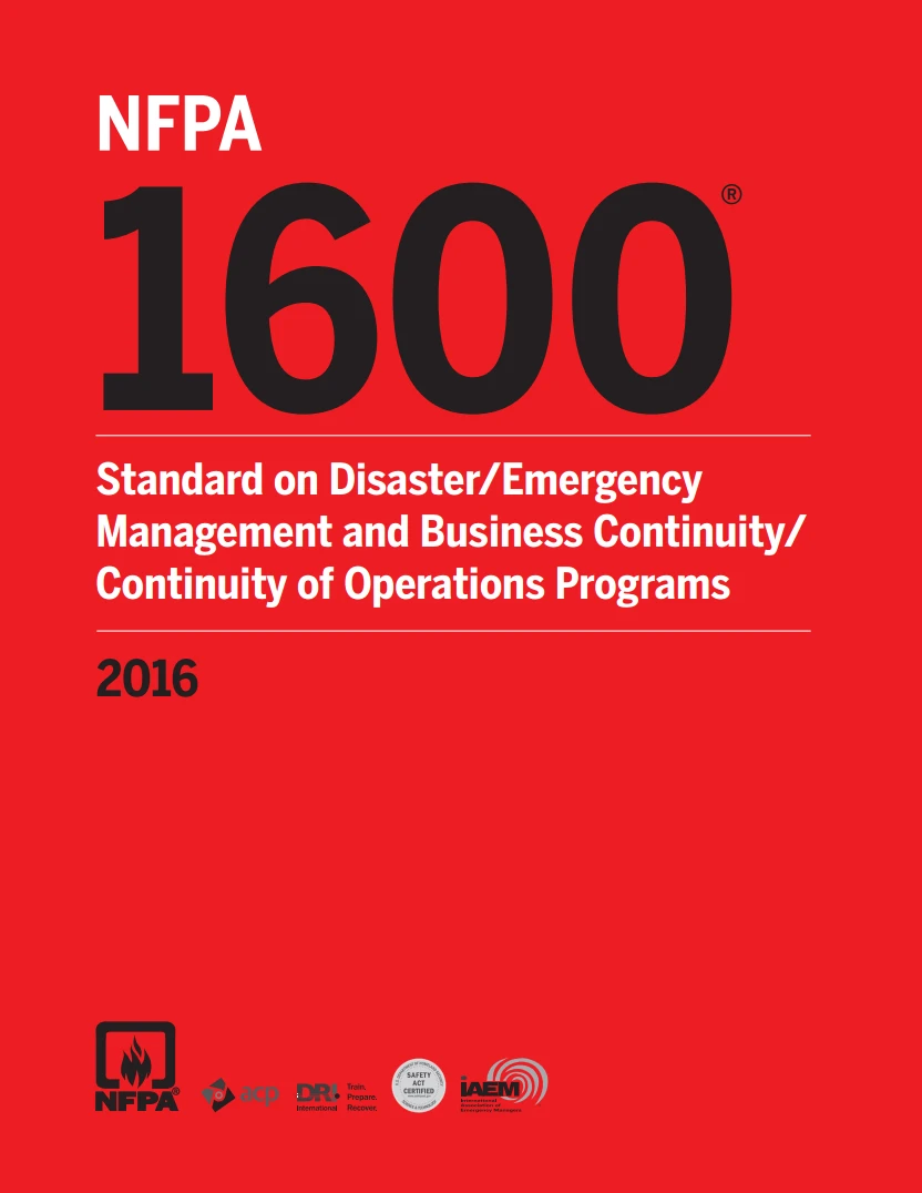 NFPA 1600